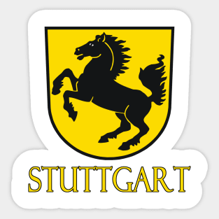 Stuttgart, Germany - Coat of Arms Design Sticker